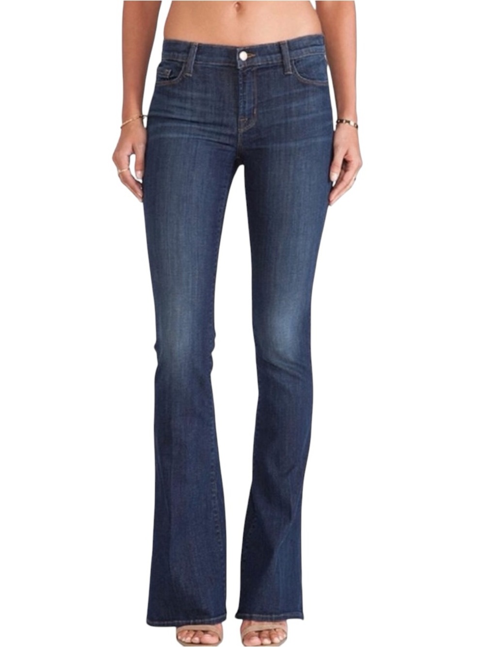 J Brand Dark Blue Flare Jeans